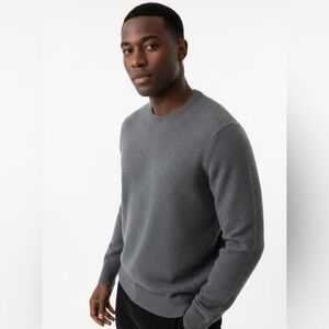 Classic Gray Crewneck Sweater